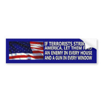 A gun in every window bumper stickers