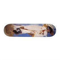 A Gust of Wind by John Singer Sargent Custom Skate Board