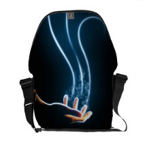 A hand of stars light -