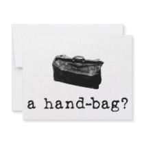 A Handbag? Custom Invite