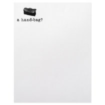 A Handbag? Customized Letterhead