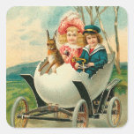 A Happy Easter To You Eggshell Car Sticker