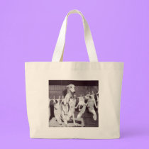 A Happy Greyhound with her Puppies 1955 by Nat Fei bags by PURPLEGREYHOUND A Happy Greyhound with her Puppies 1955 by Nat Fei bags