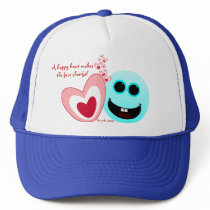 A Happy Heart Makes the Face Cheerful hats