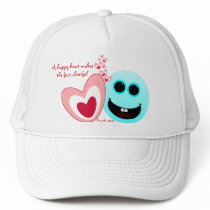A Happy Heart Makes the Face Cheerful hats