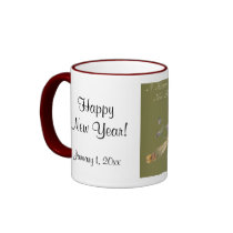 A Happy New Year mugs by YesterdayCafe A Happy New Year mugs