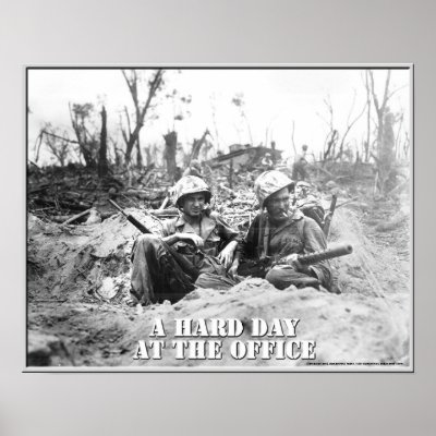 A Hard Day at the Office Posters by Altstudio