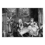 A Harlot's Progress, plate II, Quarrels Greeting Cards