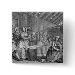 A Harlot's Progress, plate IV Buttons