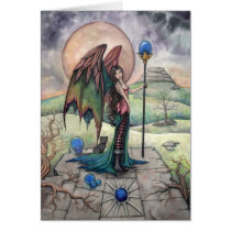 A Harvest Moon Gothic Faery Fantasy Art cards