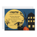 A Haunting Halloween Party Invitation
