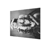 A Hawaiian Hula Dancer PhotographHawaii Stretched Canvas Print