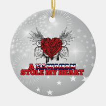A Hawaiian Stole my Heart Christmas Tree Ornament