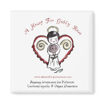 A Heart for Gabby Rose Magnet