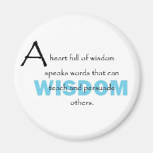 A Heart Full Of Wisdom Fridge Magnet
