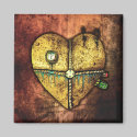 A Heart Less Broken Gothic Art Magnet