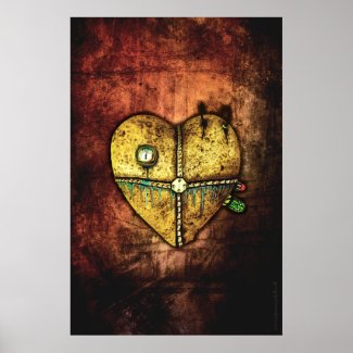A Heart Less Broken Gothic Art Poster print