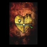 A Heart Less Broken Gothic Art Poster