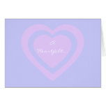 A Heartfelt Thank You Greeting Card