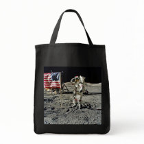 A Hero's Salute From Apollo 17 Canvas Bag