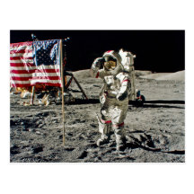 A Hero's Salute From Apollo 17 Post Cards