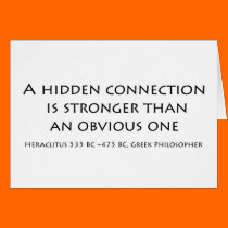 A hidden connection cards
