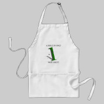 A Hole In One Golf Ball aprons