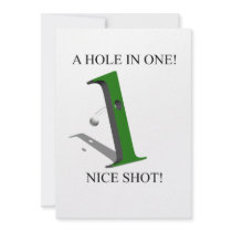 A Hole In One Golf Ball Invitation