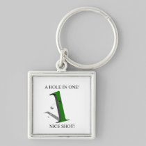 A Hole In One Golf Ball keychains