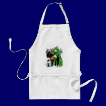 A Horse and Kid Christmas  Aprons