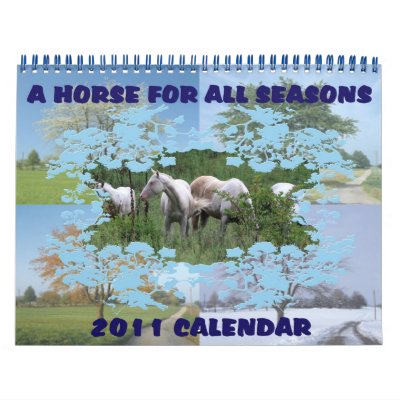 A HORSE FOR ALL SEASONS 2011 CALENDAR by ma9168