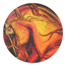 A Horse of a Different Coloer Round Stickers
