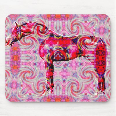 a horse of a different color mouse mat by lissame73