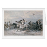 A Horse Race in a Sioux Indian Camp (0603A) Card