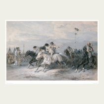 A Horse Race in a Sioux Indian Camp (0603A) posters by Bancroft A Horse Race in a Sioux Indian Camp (0603A) posters