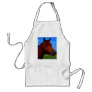 A horse standing proud apron