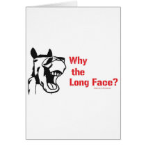A horse walks into a bar... greeting cards