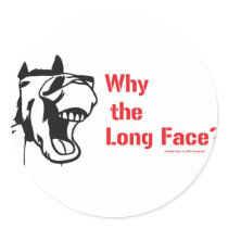 A horse walks into a bar... stickers