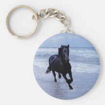 A horse wild and free keychain