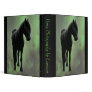 A horses tranquility vinyl binder