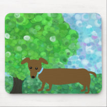 a Hot Dog in the Park mousepads