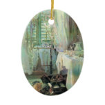 A Hotel Room by John Singer Sargent Christmas Tree Ornament