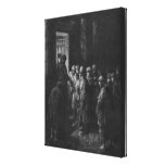 A house of refuge stretched canvas print