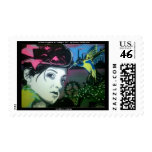 'a Hummingbird at Twilight' Postage