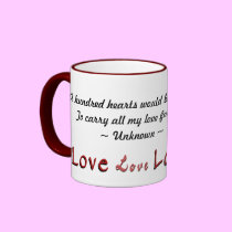 A hundred hearts mugs