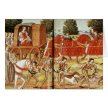 A Hunt, illustration from Ovid's Epistles Cards
