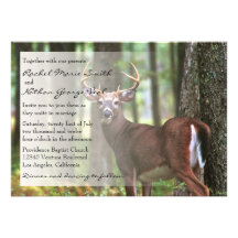 A Hunter's Wedding Invitation