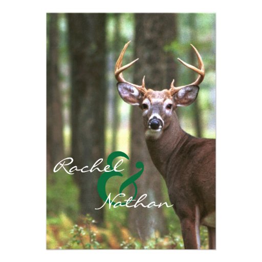 A Hunter's Wedding Invitation