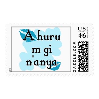 A huru m gi n'anya - Igbo I love You stamp