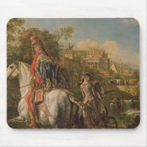 A Hussar on horseback, 1773 Mousepad